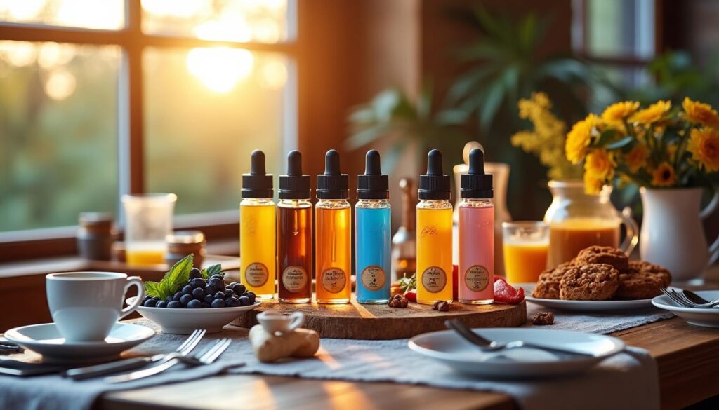 commencez la journée avec gourmandise grâce aux e-liquides petit déjeuner de vape breakfast classics. découvrez des saveurs authentiques et réconfortantes pour accompagner vos matinées vape.