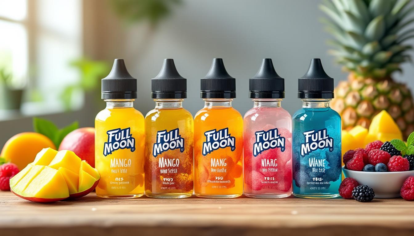 découvrez les meilleures recettes à base de full moon, le fabricant belge réputé pour ses e-liquides fruités intenses et de qualité supérieure.