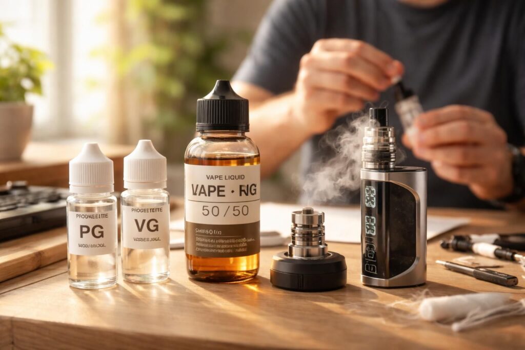 découvrez comment le taux pg/vg influence votre expérience de vape et apprenez à choisir le mélange idéal pour des saveurs riches et une vapeur optimale.