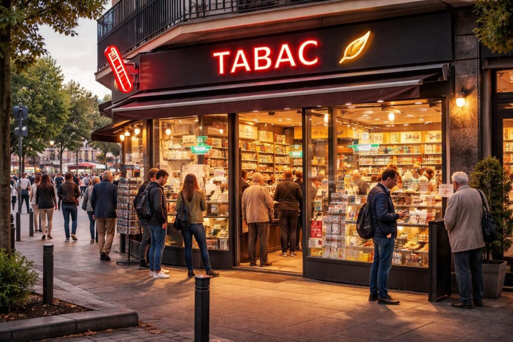 trouvez facilement le bureau de tabac le plus proche pour répondre à toutes vos envies, que ce soit pour acheter des cigarettes, des accessoires ou des articles cadeaux.