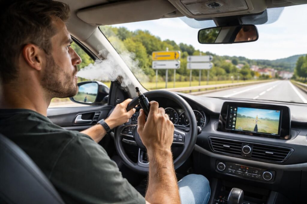 découvrez si vapoter sa cigarette électronique en voiture est légal en france, les règles à respecter et les conseils pour une utilisation sécurisée.
