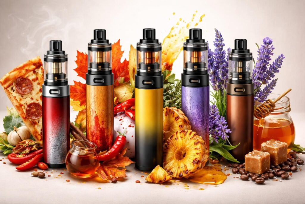 découvrez les goûts de cigarette électronique les plus insolites et originaux à tester pour une expérience unique et surprenante.