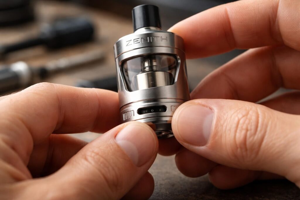 découvrez comment stopper efficacement les fuites d'air au niveau de l'airflow du zénith innokin pour une expérience de vape optimale et sans désagréments.